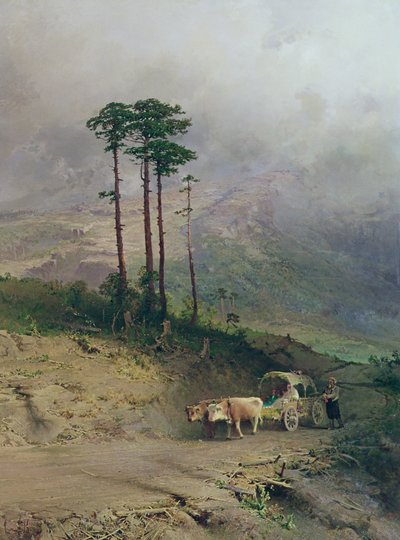 In den Krimbergen, 1873 von Fedor Aleksandrovich Vasiliev